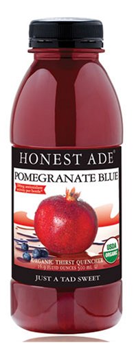 Honest Ade By Honest Tea Pomegranate Blue Ade USDA Organic 16.9 oz. Bottles Case of 12 by Honest Tea