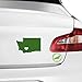 Washington State Love Decal Sticker (Green, 5 inch)