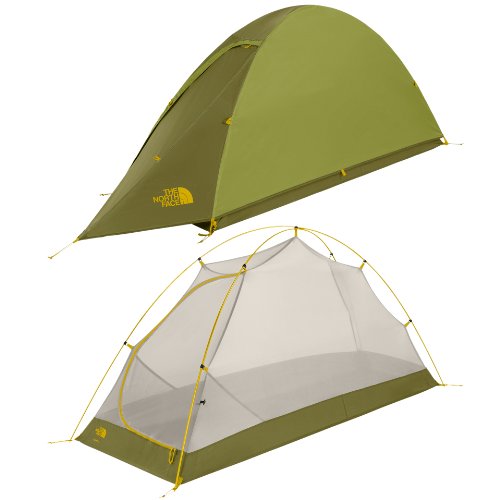 The North Face Flint 1 Tent: 1-Person 3-Season Bamboo Green, One Size