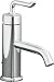 Kohler K-14402-4 Purist Single-Control Lavatory Faucet With Smile Design Handle