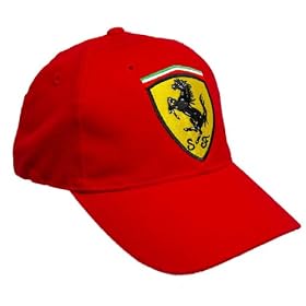 Cap: Formula One 1 Ferrari Scudetto F1 Team Red NEW!