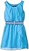 Amy Byer Big Girls' Belted Dress with Ruffle Skirt