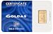 Goldas ChipGold Premium Pure Gold Gift Card 5 gr (0.16 oz)