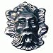 Green Man Gaothaire - Pewter Pendant