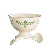 Lenox Holiday Punch Bowl with Ladle