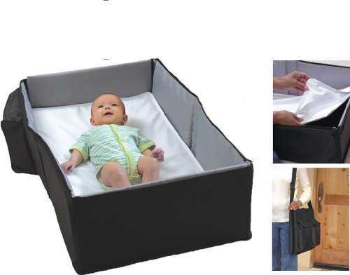 Goldbug Infant Folding Travel Cot with Fitted Sheet