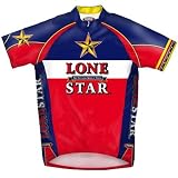 Primal Wear Men's Pabst Lone Star Beer Short Sleeve Cycling Jersey - PBLSJ20M (M)