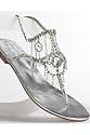 Newport News Rhinestone-trim sandals