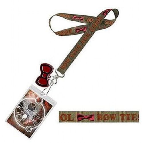 Doctor Who Bow Ties Are Cool Lanyard with 2d Charm
