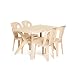 Varmora 1+4 Dinning Table Set Savor (Beige) RS.4882.00