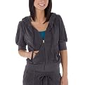 Mossimo Supply Co. Loop Terry Hooded Jacket- Grey