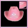 Children's Pink Blinking Tiara Cowboy Hat