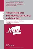 High Performance Embedded Architectures and Compilers: Third International Conference, HiPEAC 2008, Goteborg, Sweden, January 27-29, 2008, Proceedings Image du produit