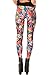 Cfanny Women's Funky Christmas Digital Print Ankle Length Stretch Footless Graphic Leggings