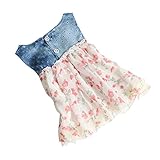 Ochine ファッション　女の子　長いワンピース　ガールズ　女児　かわいいプリント　ポリエステル＋シフォン　プリンセスドレス　春夏　誕生日　入学式　子供の日　遊園地に