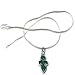 Valentine Day Gifts Silver Onyx Pendant with Chain 1.25 Inches (gpndt046)