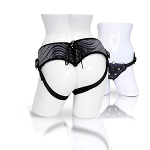 Sportsheets Vibrating Corsette Harness, Black