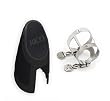 Rico Ligature & Cap, Tenor Sax for Hard Rubber Mouthpieces, Nickel Plated