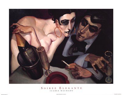 See Soiree Elegante PREMIUM GRADE Rolled CANVAS Art Print Juarez Machado 14x11