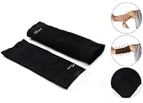 Mammoth XT Lot de 2 Bandeaux Bras Minceur / Affiner les Bras / Brûler des Calories / Maigrir / Musculation / Fermeté / Anti-Cellulite - Noir