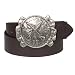 Mens Genuine Leather 1.75 Inch Pirate Jewel Encrusted Fashion Belt by Gary Majdell Sport