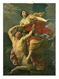 The Abduction of Deianeira by the Centaur Nessus, 1620-1 Art Giclee Poster Print by Guido Reni, 18x24