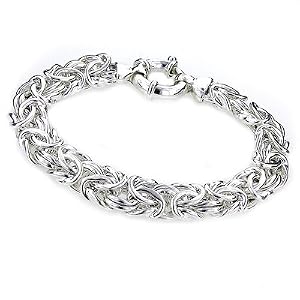 Click here to buy Sterling Silver 7.5 Byzantine Bracelet.