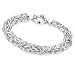 41EC1G86KWL. SL500 SS75  Sterling Silver 12mm Italian Mesh Bracelet, 7.5"