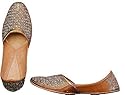 Handcrafted Mens Shoes Leather Slip on Fashion Footwear from India W (gs345c)