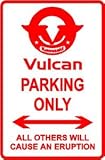 KAWASAKI VULCAN PARKING sign * street