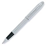 Cross Townsend Platinum Plated Selectip Rolling Ball Pen with Diamond-Pattern Engraving