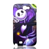 Bright Color Cartoon Hard Shell Cover for Samsung Galaxy Note II N7100 - Ghost