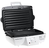 Hamilton Beach 25295 Indoor Contact Grill with Removable Grids