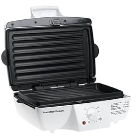Hamilton Beach 25295 Indoor Contact Grill with Removable Grids