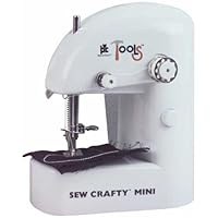 Sew Crafty Mini Sewing Machine: White