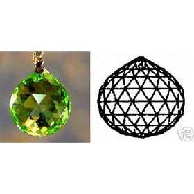 20MM SWAROVSKI STRASS WITH LOGO PERIDOT CRYSTAL BALL by 