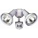 Designers Edge L-976WH Outdoor Two-Light Downward Floodlight, 240-Degree Motion-Activated, White