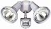 Designers Edge L-976LEDWH Outdoor Two-Light Downward Floodlight, 220-Degree Motion-Activated, White