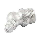 uxcell グリースニップル　グリースニップル継手ストレートノズル　金具おねじ　45度の角度　M12メタル