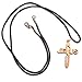 JESUS modern Cross - olive wood necklace, necklace is 60cm long - 23.5 inches)