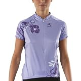 Giordana 2008 Women's Peony Short Sleeve Cycling Jersey - Purple - gi-wssj-peon-purp