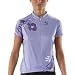 Giordana 2008 Women's Peony Short Sleeve Cycling Jersey - Purple - gi-wssj-peon-purp