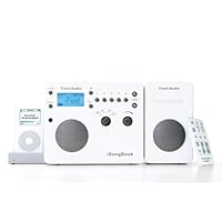 Tivoli Audio iSongBook Portable Music System for iPod (White/Silver)