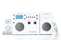 Tivoli Audio iSongBook Portable Music System for iPod (White/Silver)