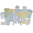 Luvable Friends 24-Piece Layette Starter Set, Blue 0-6 Months Luvable Friends 24-Piece Layette Starter Set, Blue 0-6 Months