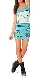 Vintage Fitted Floral Print Polyester/Spandex Tank Club Dress/Party Dress/Bodysuit/Tunic 