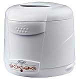 DeLonghi F620 Silver 1kg round cool touch deep fryer from DeLonghi