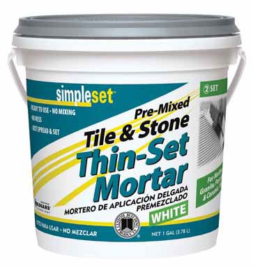 Premixed Thinset Mortar