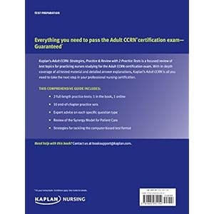 Adult CCRN Strategies, Practice, and Review with 2 Practice Tests (Kaplan Test Prep)