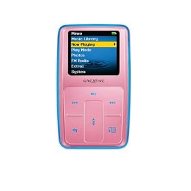 Creative Zen Micro Photo 8 GB MP3 Player (Pink) by Creative Labs